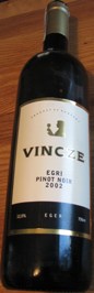 Vincze Pinot Noir 2002